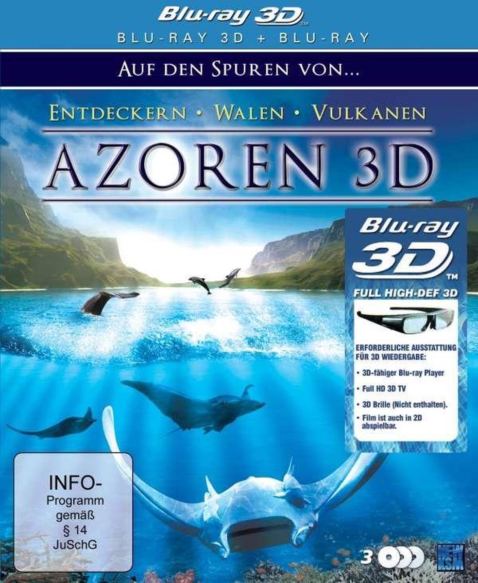 Azoren 3D - Auf den Spuren von Entdeckern, Walen und Vulkane