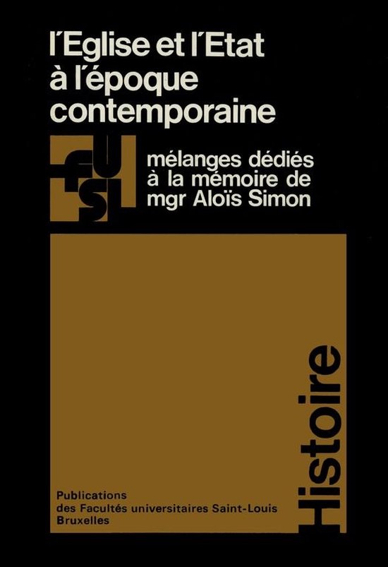 Collection générale - L’Église et l’État à l’époque contemporaine