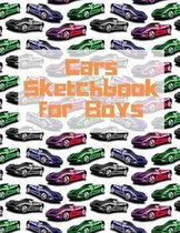 Cars Sketchbook for Boys