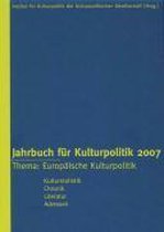 Jahrbuch für Kulturpolitik 2007