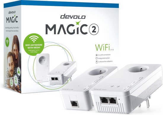 devolo Magic 2 wifi starter kit - Wifi Powerline - 2 stuks - BE