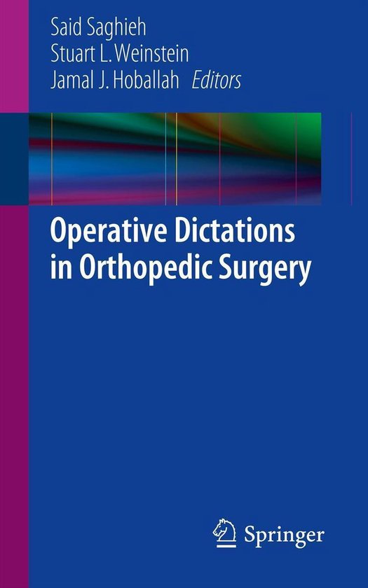 Operative Dictations in Orthopedic Surgery - cover