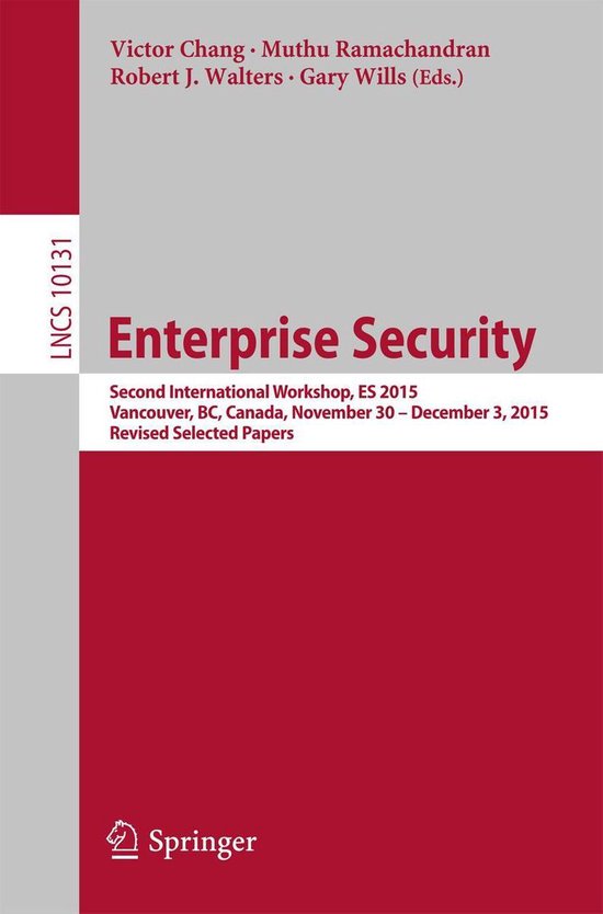 Springer Nature Proceedings Computer Science - Enterprise Se ... - cover