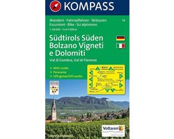 Kompass WK74 Südtirols Süden, Bolzano Vigneti e Dolomiti