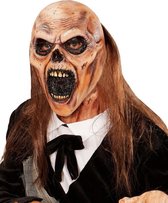 Zombie doodgraver masker met haren voor volwassenen - Verkleedmasker - One size