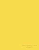 Vibrant Sandy Yellow Notebook