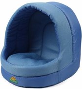 Kattenmand Slaapmand Fleece Blauw 35 x 39 x 38 cm