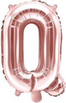 Folie ballon Letter Q, 35cm, rose goud