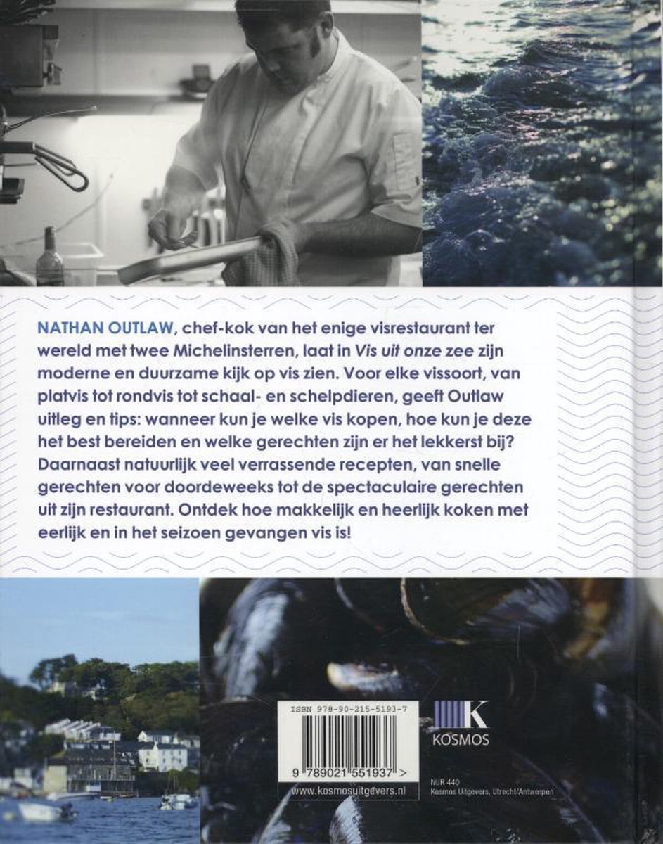 Vis uit onze zee - back cover