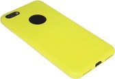 Siliconen cover geel iPhone 7 Plus