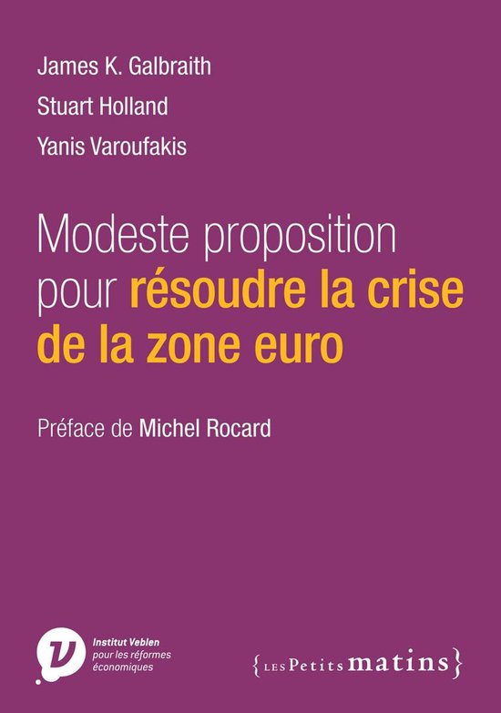 Essais - Modeste proposition pour résoudre la crise de la z ... - cover