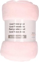 Knuffeldeken 200x150 cm Zacht Warm Fleece Zwart