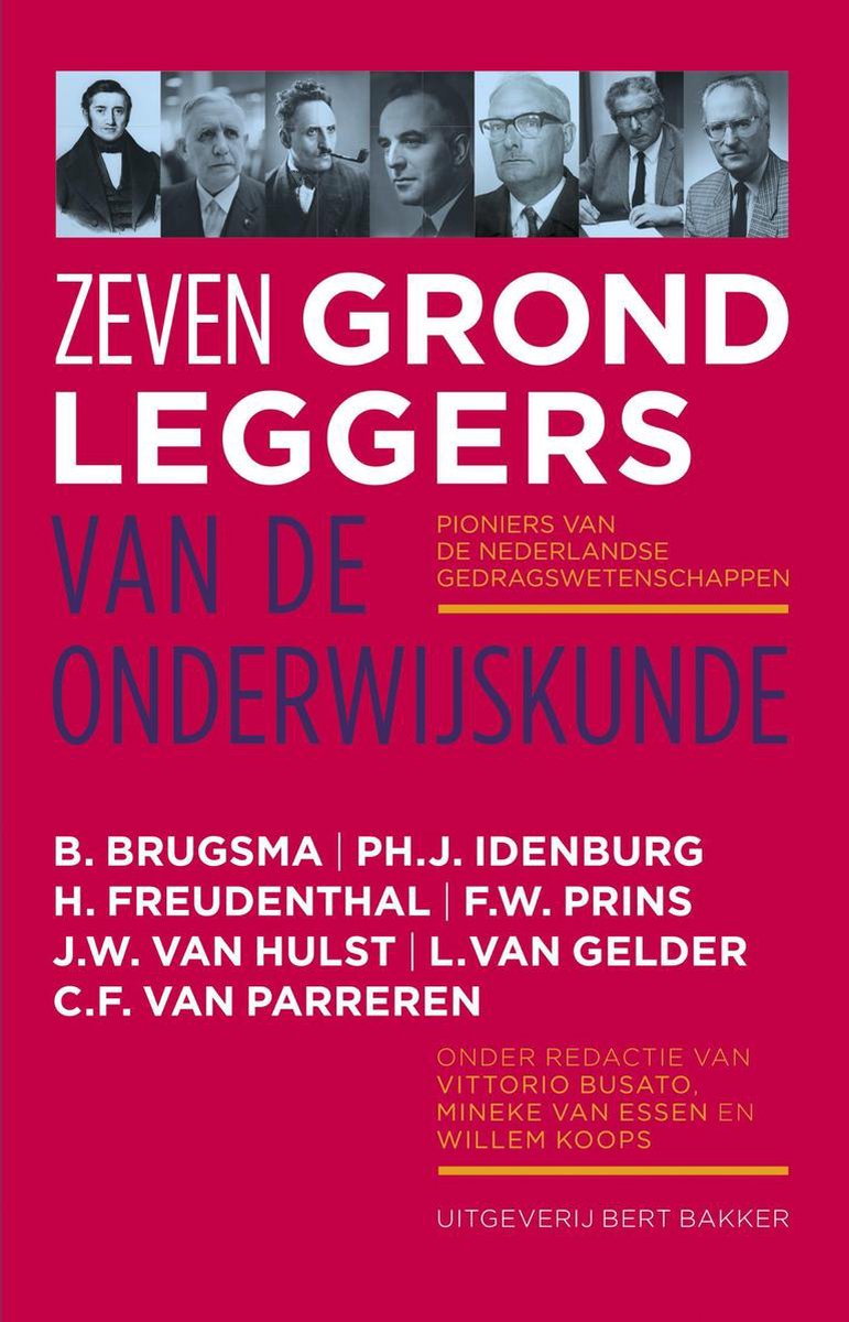 Omslag van Zeven grondleggers van de onderwijskunde