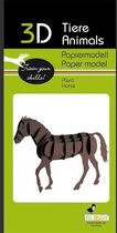 3D puzzel en bouwpakket karton model paard