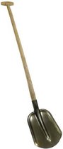 Gardenline - Stalen Bats  -  Schop - 000 - Met Houten Steel 135cm