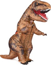 Vegaoo - Opblaasbare T-rex kostuum voor volwassenen