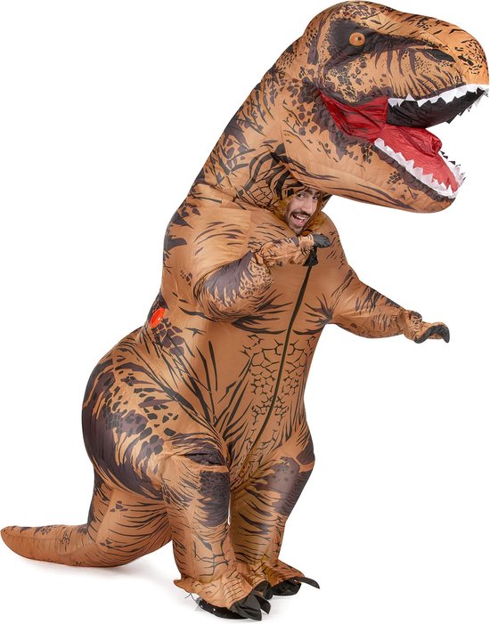 microscoop terras mout WONDERFUL - Opblaasbare T-rex kostuum voor volwassenen | bol.com