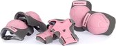 foto van NIJDAM BESCHERMSET N-PROTECT JUNIOR - ROZE/GRIJS - M