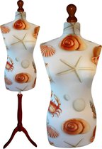 Sea paspop met donker bruine sparkling driepoot  40/42