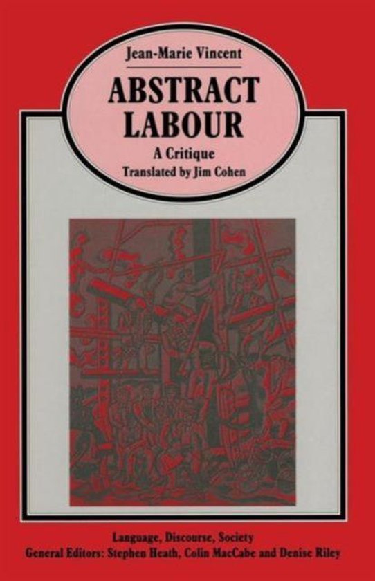 Abstract Labour A Critique, Jim Cohen 9780333513811 Boeken
