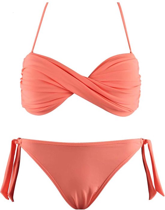 frequentie Kennis maken heks Oranje Bandeau Bikini - Large | bol.com