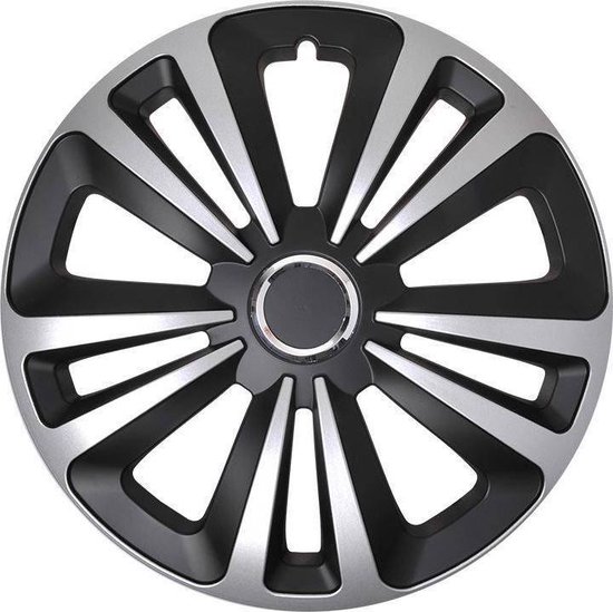 Beatifufu Auto Wieldoppen 16 Inch - Set Van 4 - Zwart - Stevig PP-materiaal - Decoratief - Eenvoudig Zelf Te Installeren - Universeel - Voor Stalen Velgen - Verbeter De Uitstraling