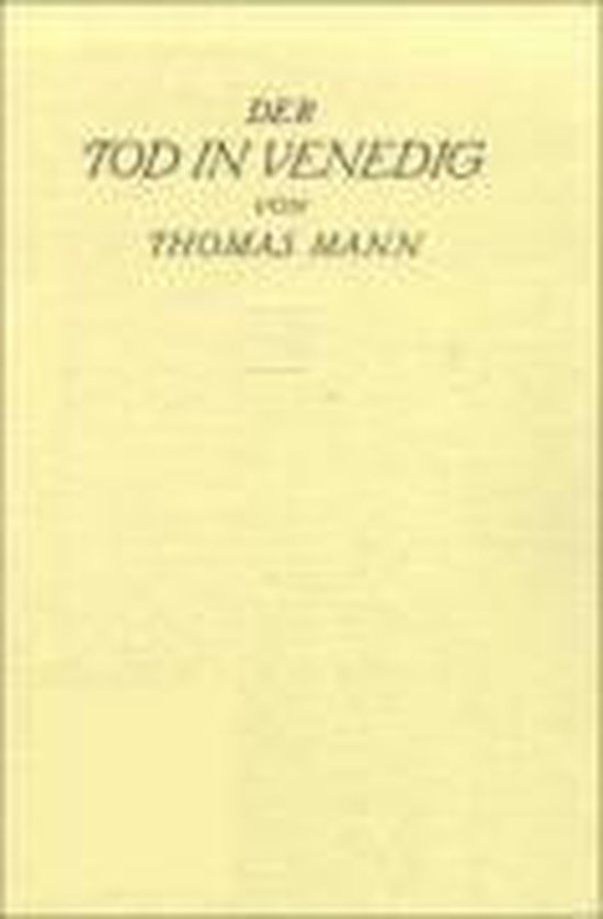 Der Tod in Venedig