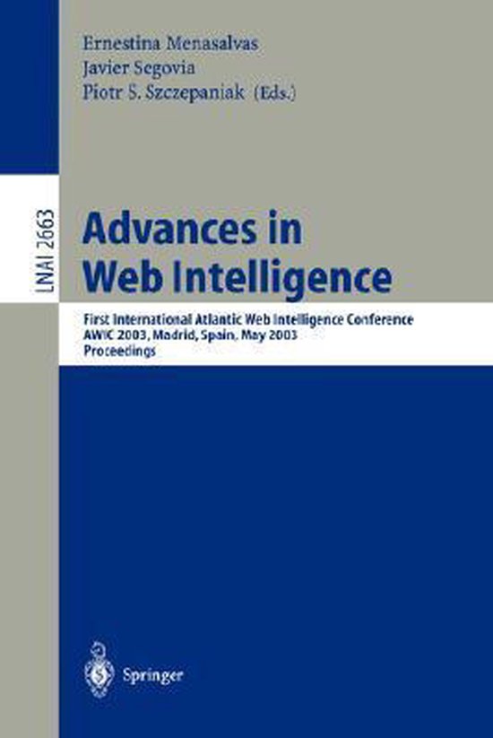 Advances in Web Intelligence - cover