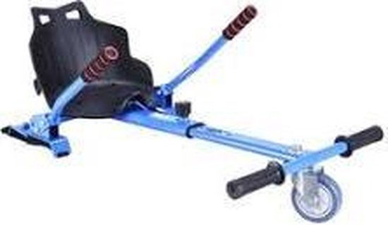 Hoverkart zitstoel voor hoverboard blauw, verstelbare kartzit