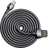 Remax King Data Cable 1M Apple Lightning Compatible - Zwart