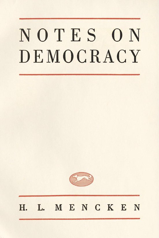 Notes on Democracy - cover