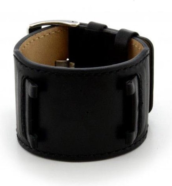 Guess horlogeband W90025G2 Leder Zwart 32mm | bol.com
