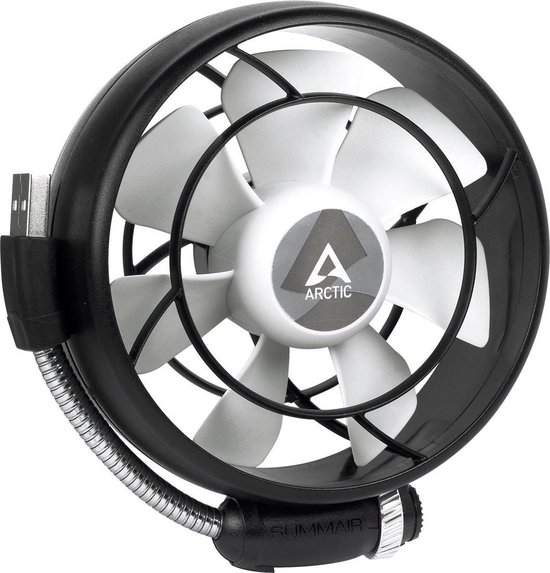 Ventilateur de gadget USB ARCTIC Summair Light noir, blanc | bol.com