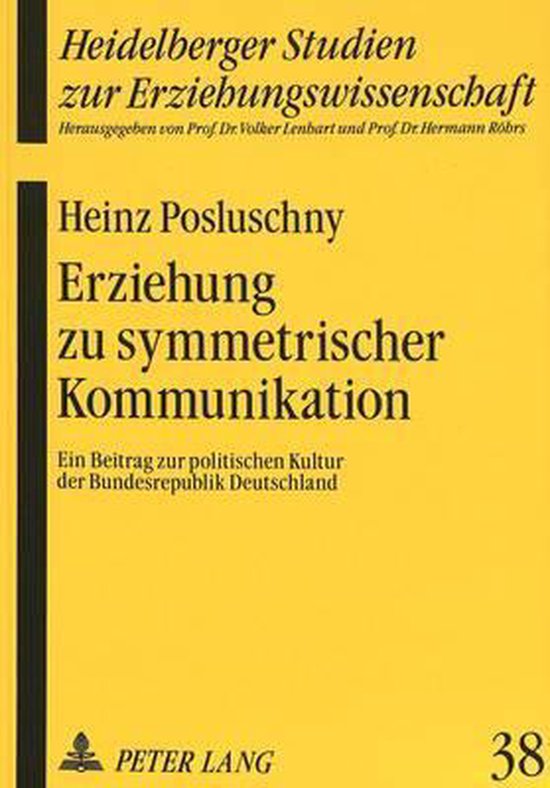 Erziehung Zu Symmetrischer Kommunikation - cover