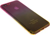 Siliconen hoesje geelpaars Geschikt voor iPhone 8 Plus/ 7 Plus