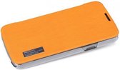 Rock Elegant Side Flip Case Orange Samsung Galaxy S4 Active I9295 EOL