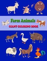 Farm Animals Giant Coloring Book