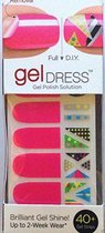 kiss - Gel dress peel-off removal full/art 40+ gel strips GPD12c Fairy Dust