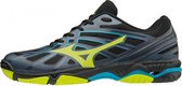 Mizuno - Wave Hurricane 3 - Volleybalschoenen - Heren - V1GA1740 47 - Zwart/Geel - Maat 46.5