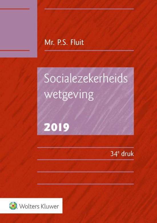 Socialezekerheidswetgeving 2019 - P.S. Fluit