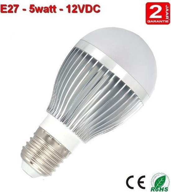 Kiezen capaciteit ontsnapping uit de gevangenis E27 lamp 5watt Cool-wit 12volt. | bol.com
