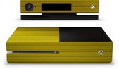 Xbox One Console Skin Brushed Geel