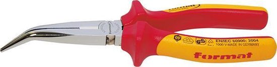 VDE pinces pélargonium cuve courbe Acier 200mm FORMAT