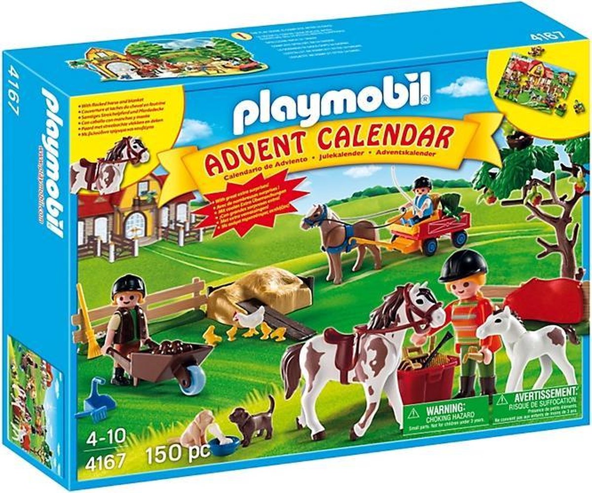 PLAYMOBIL Adventskalender - Paardenranch Met Extra Verrassingen - 4167 |  bol.com