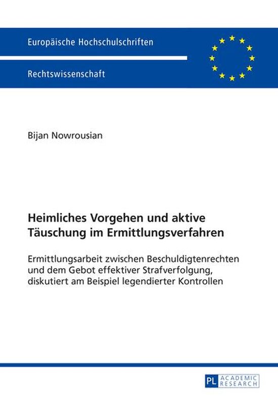 Europaeische Hochschulschriften Recht 5762 - Heimliches Vorg ... - cover