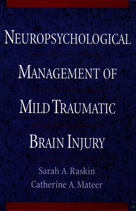Neuropsychological Management of Mild Traumatic Brain Injury - cover