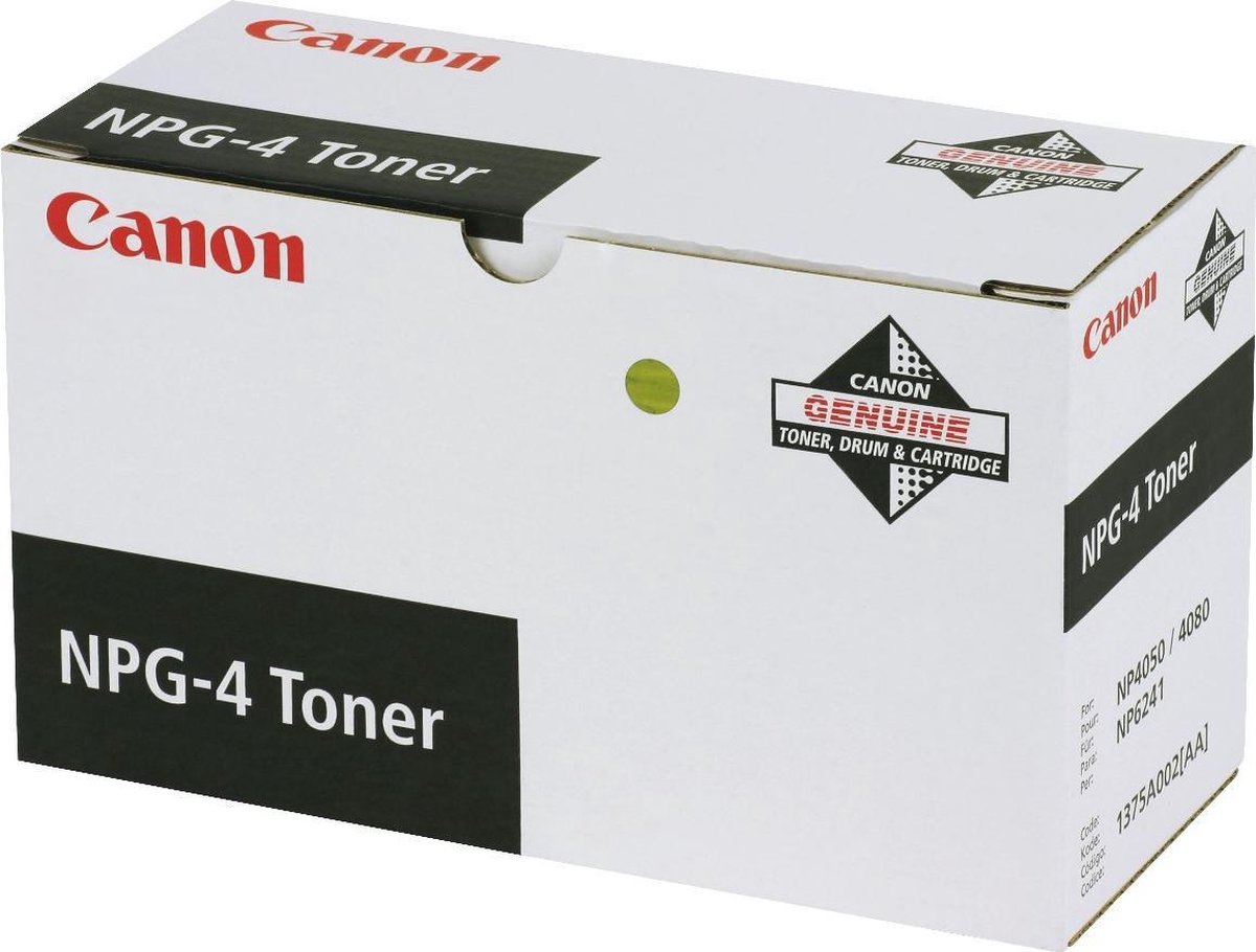Canon NPG4 Tonercartridge - Zwart