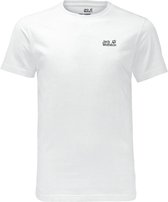 Jack Wolfskin Essential T Outdoorshirt Mannen - White Rush - Maat M