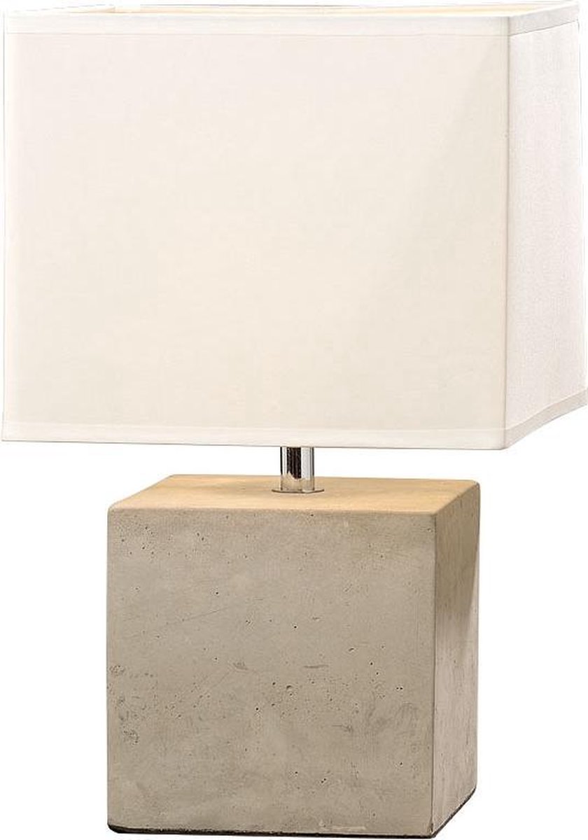 Beste bol.com | Tafellamp Betonnen Voet, 39cm HX-31