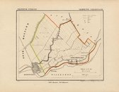 Historische kaart, plattegrond van gemeente Snelrewaard in Utrecht uit 1867 door Kuyper van Kaartcadeau.com